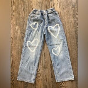 Girls wide legged jeans